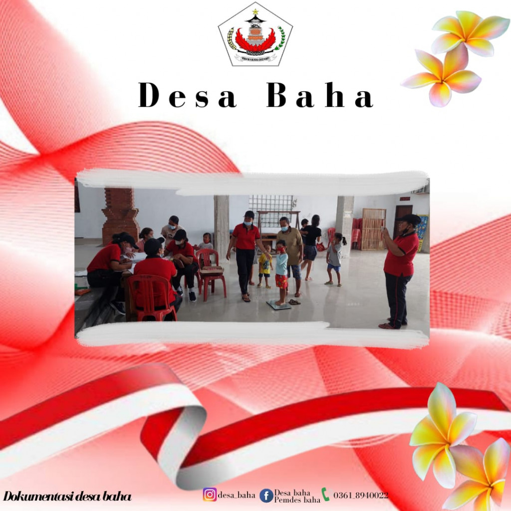 Kegiatan Posyandu Balita di Br. Pengabetan, Desa Baha